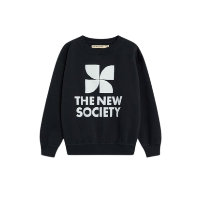 The New Society Forged Iron Logo Long Sleeve Sweatshirt