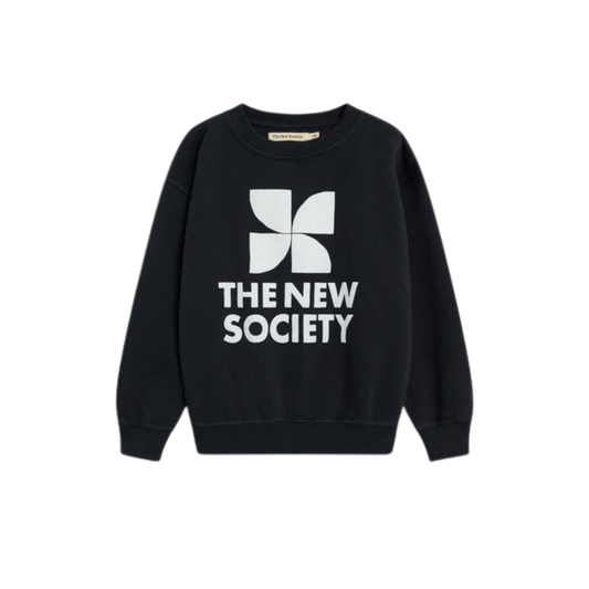 The New Society Forged Iron Logo Long Sleeve Sweatshirt