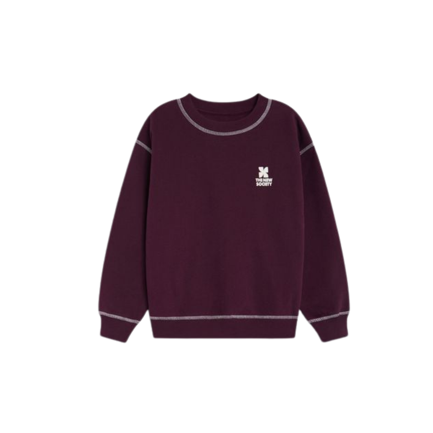 The New Society Winetasting Logo Long Sleeve Sweatshirt