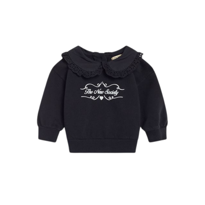 The New Society Forged Iron Infant Bluff Long Sleeve Sweatshirt