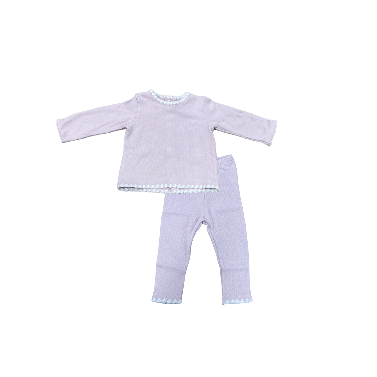 Latte Rose Mario Pants Knit Set