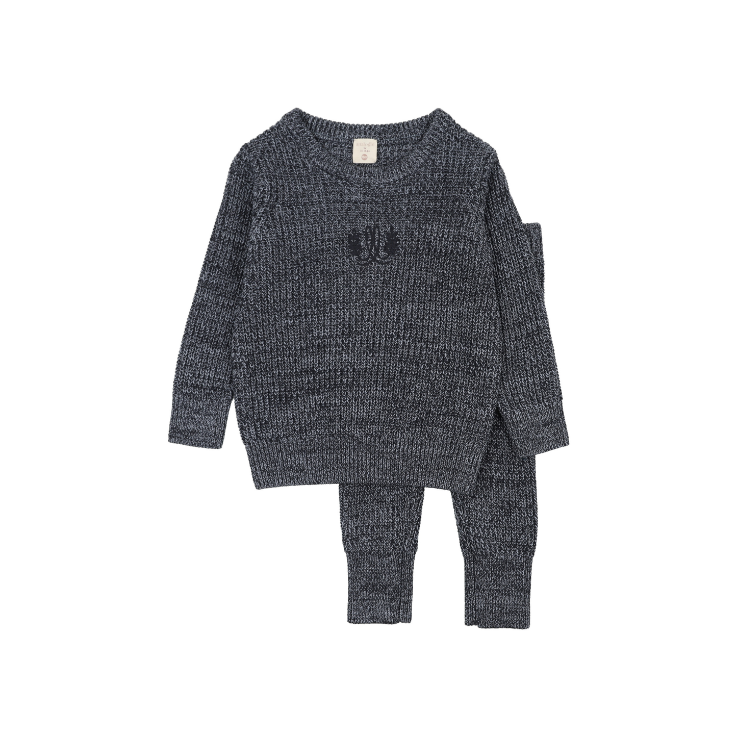 Analogie Navy Marled Toddler Set Boy