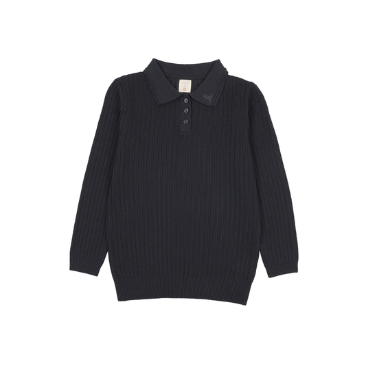 Analogie Navy Boys Knit Polo