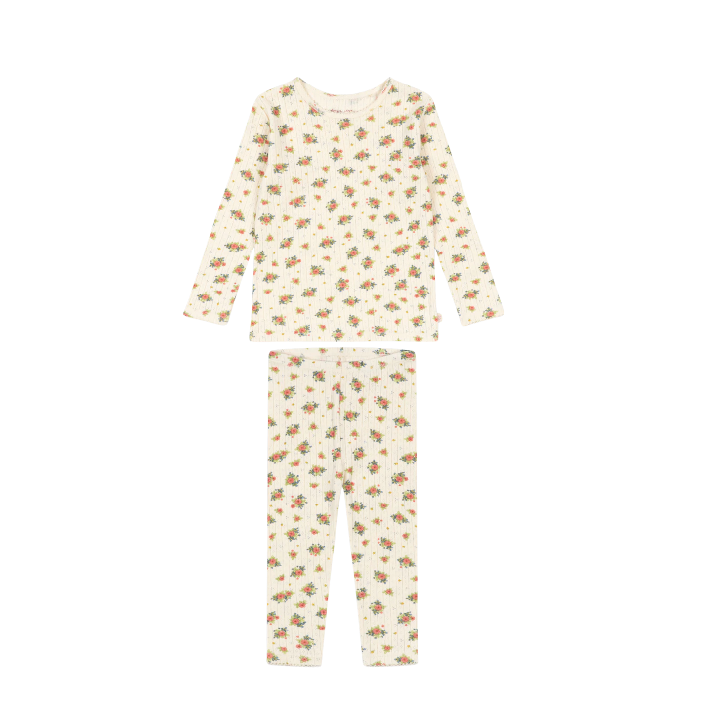 Konges Slojd Cream Minnie Roses Pants Set