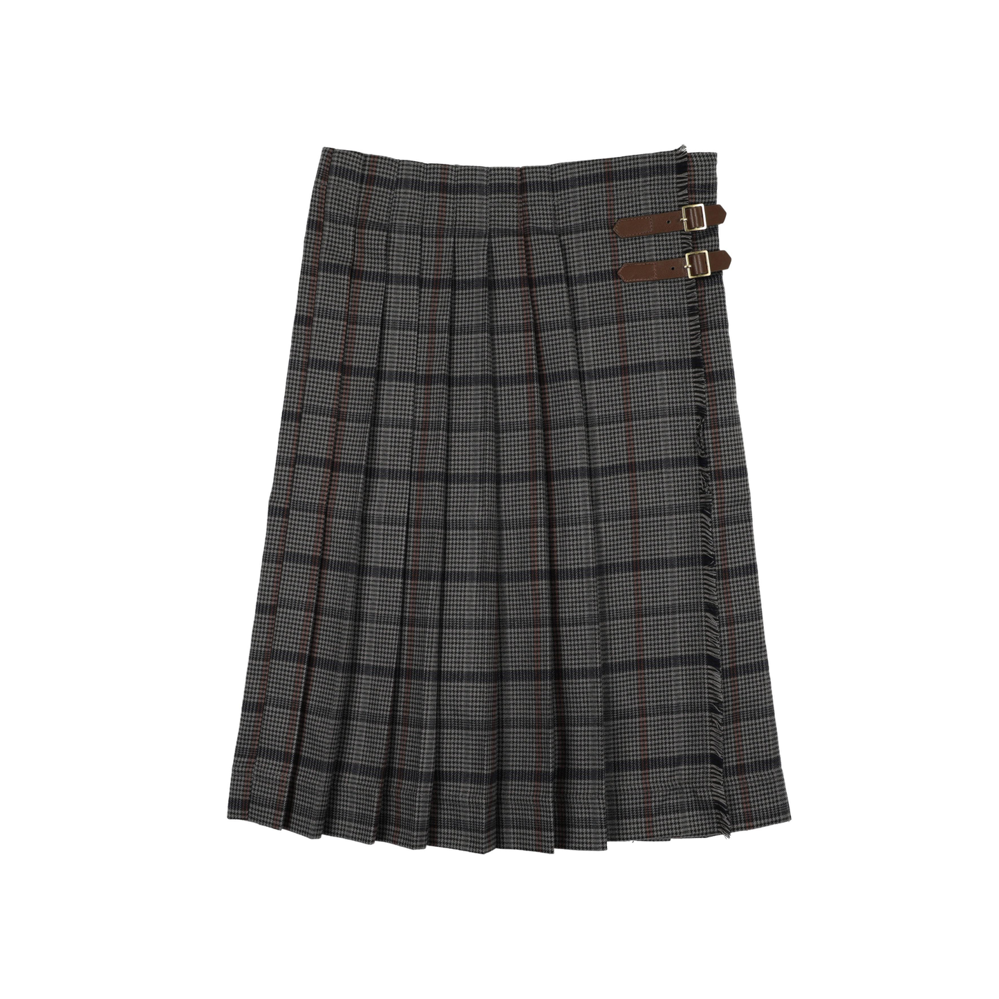 Analogie Antique Plaid Kilt Skirt