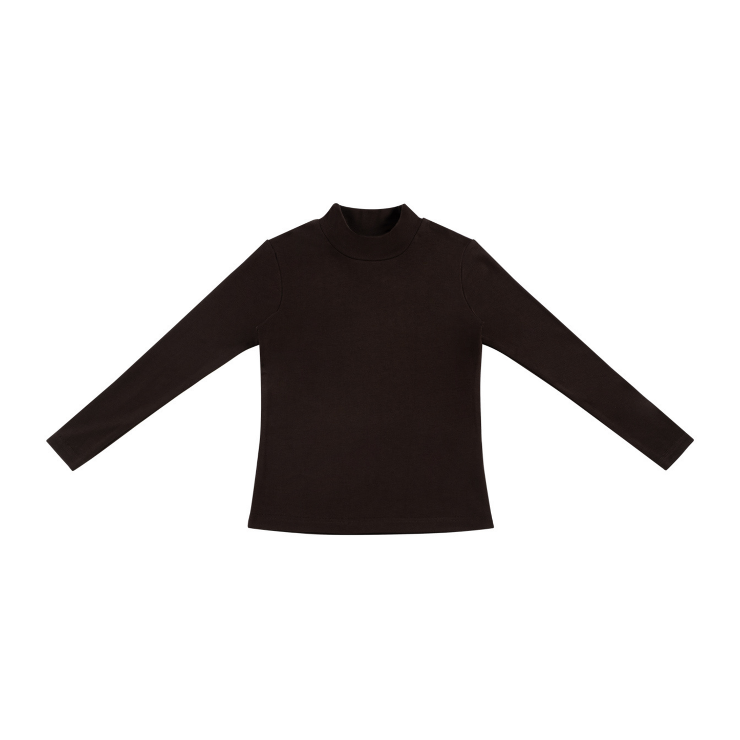 Klai Chocolate Claudia Basic Mock Neck