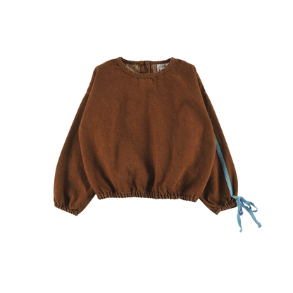 Loud Choco Tip Eyes Logo Print Long Sleeve Top