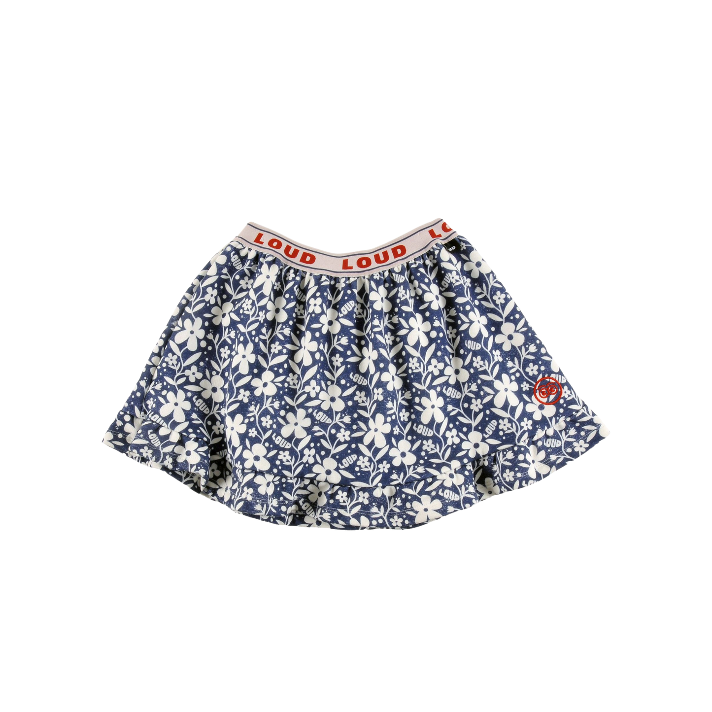 Loud Flower Aop Lodge Ruffle Skirt