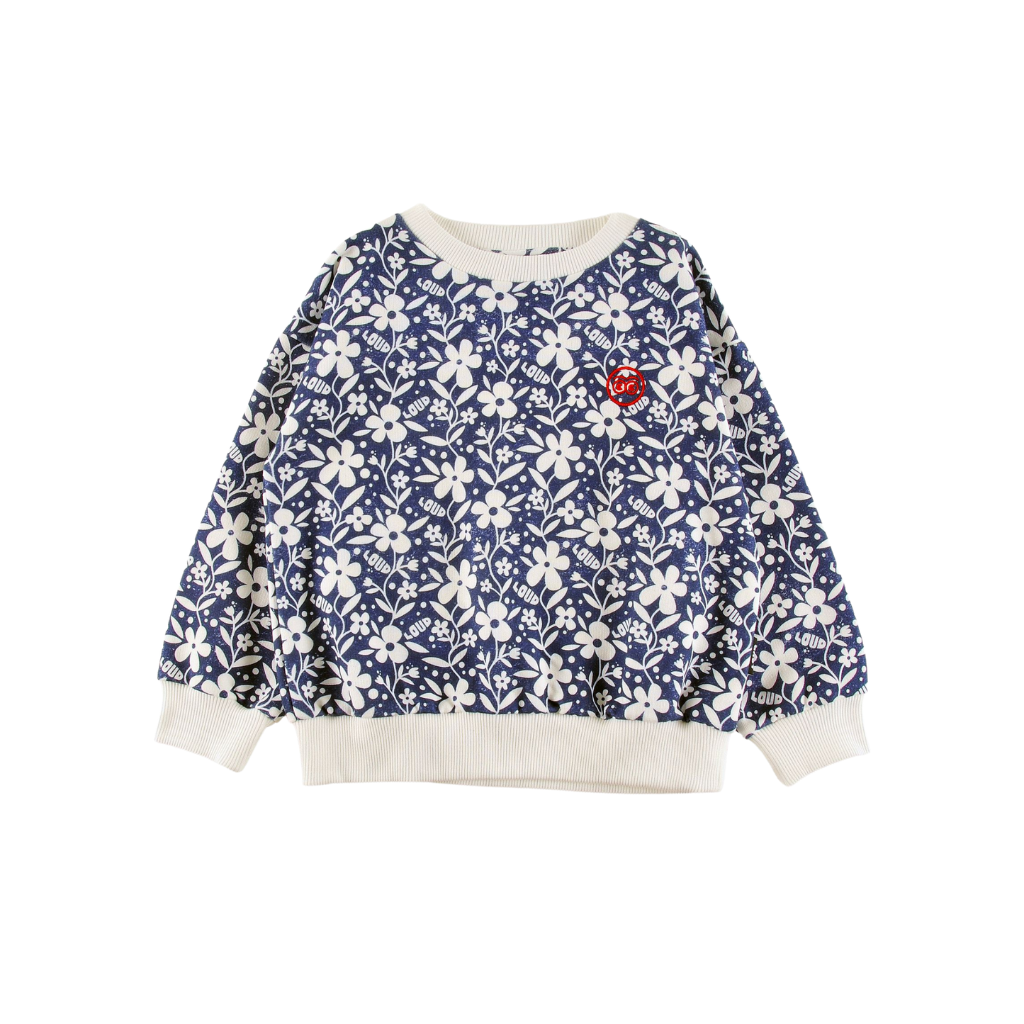 Loud Flower Aop Chalet Long Sleeve Sweatshirt