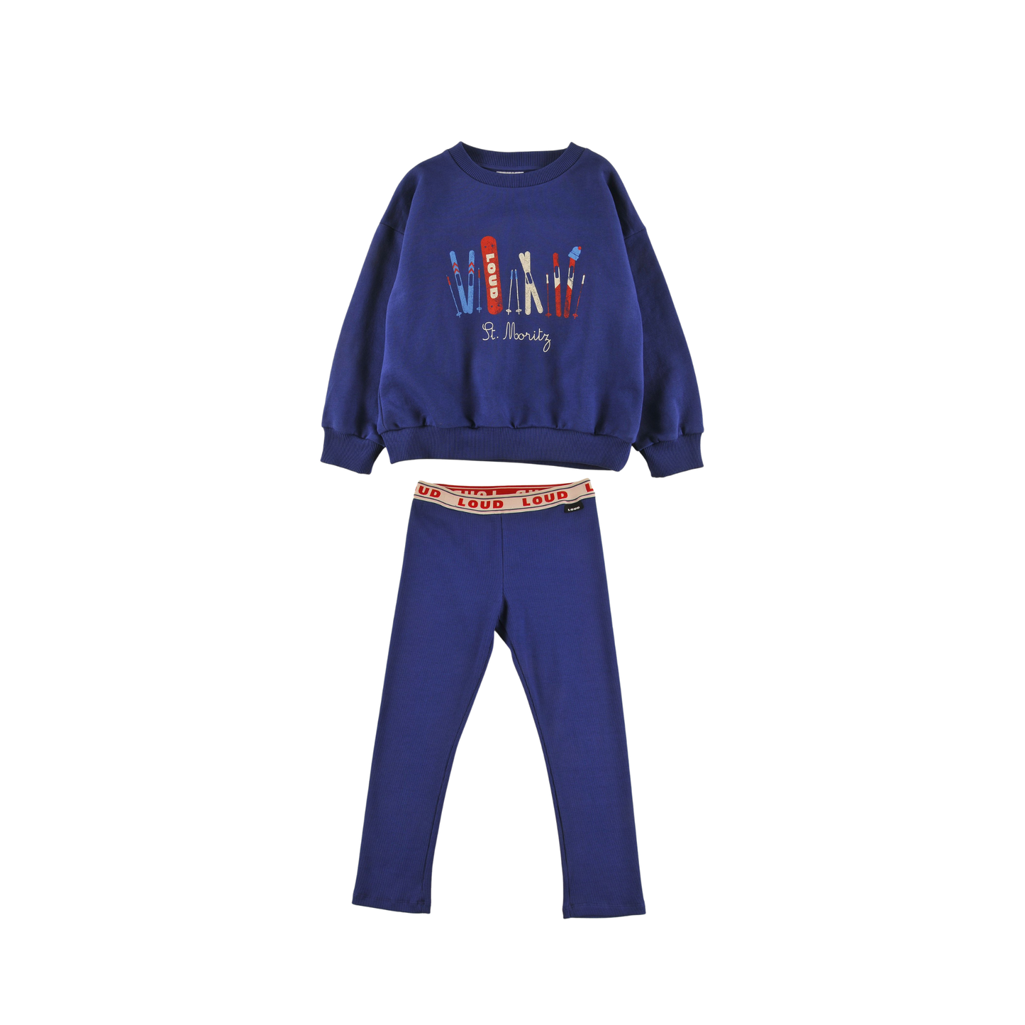 Loud Navy Motitz Leggings Set