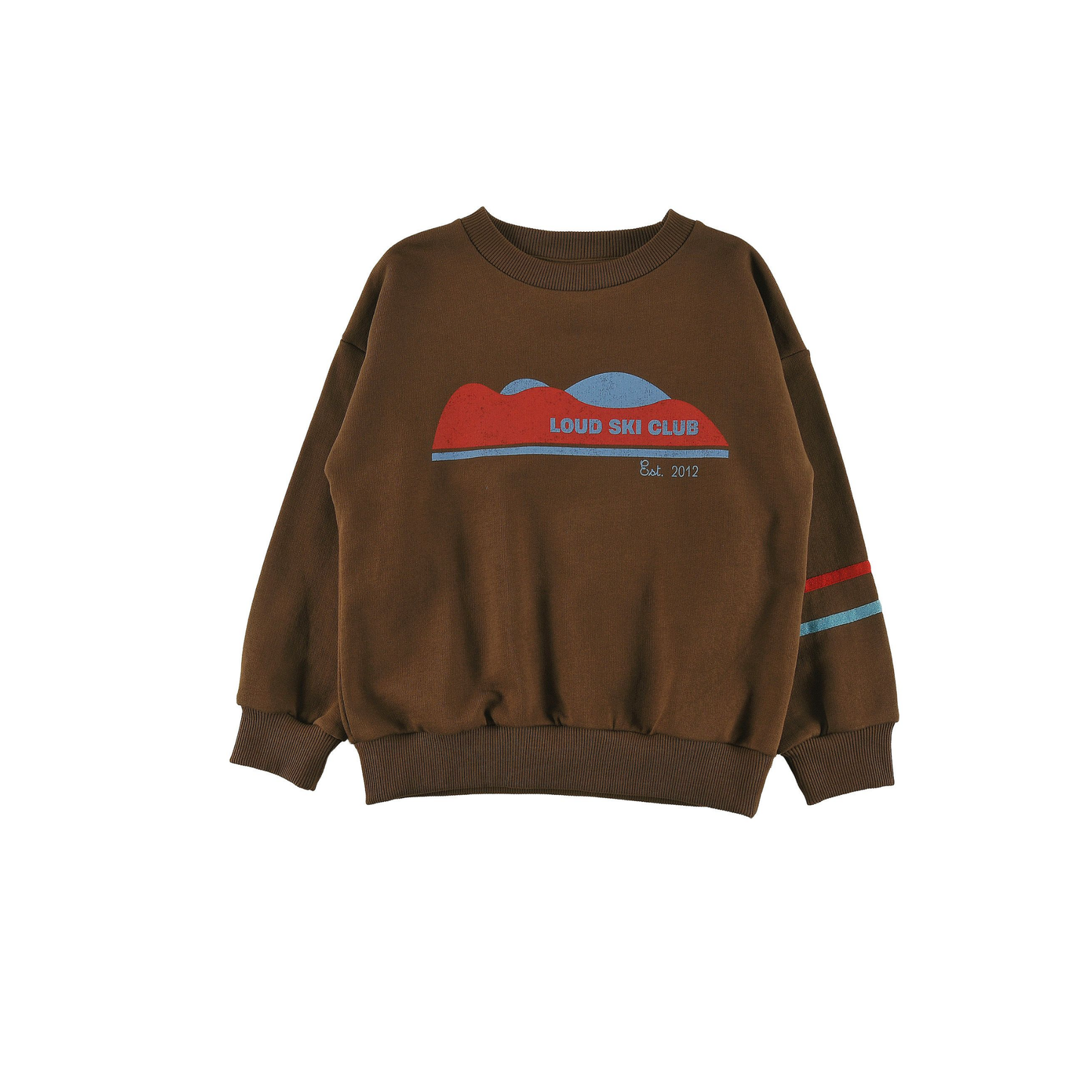 Loud Fondue Fudge Map Long Sleeve Sweatshirt