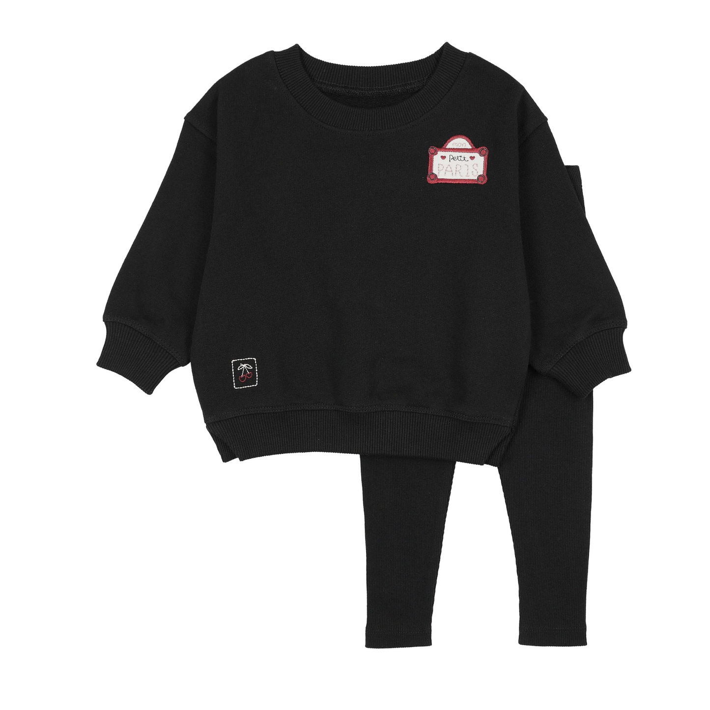 Analogie Black Mon Paris Girls Toddler Set