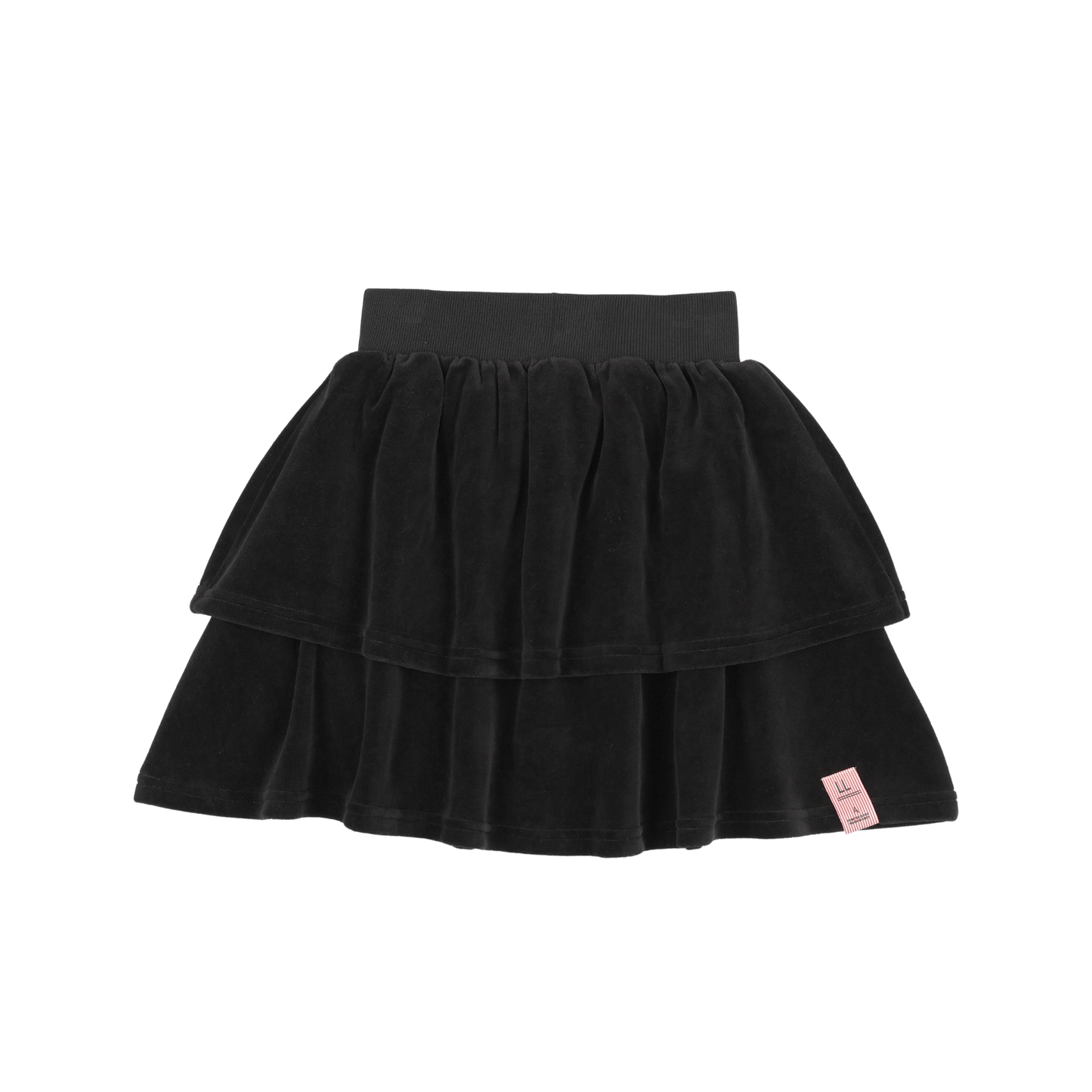 Analogie Black Velour Girl Skirt