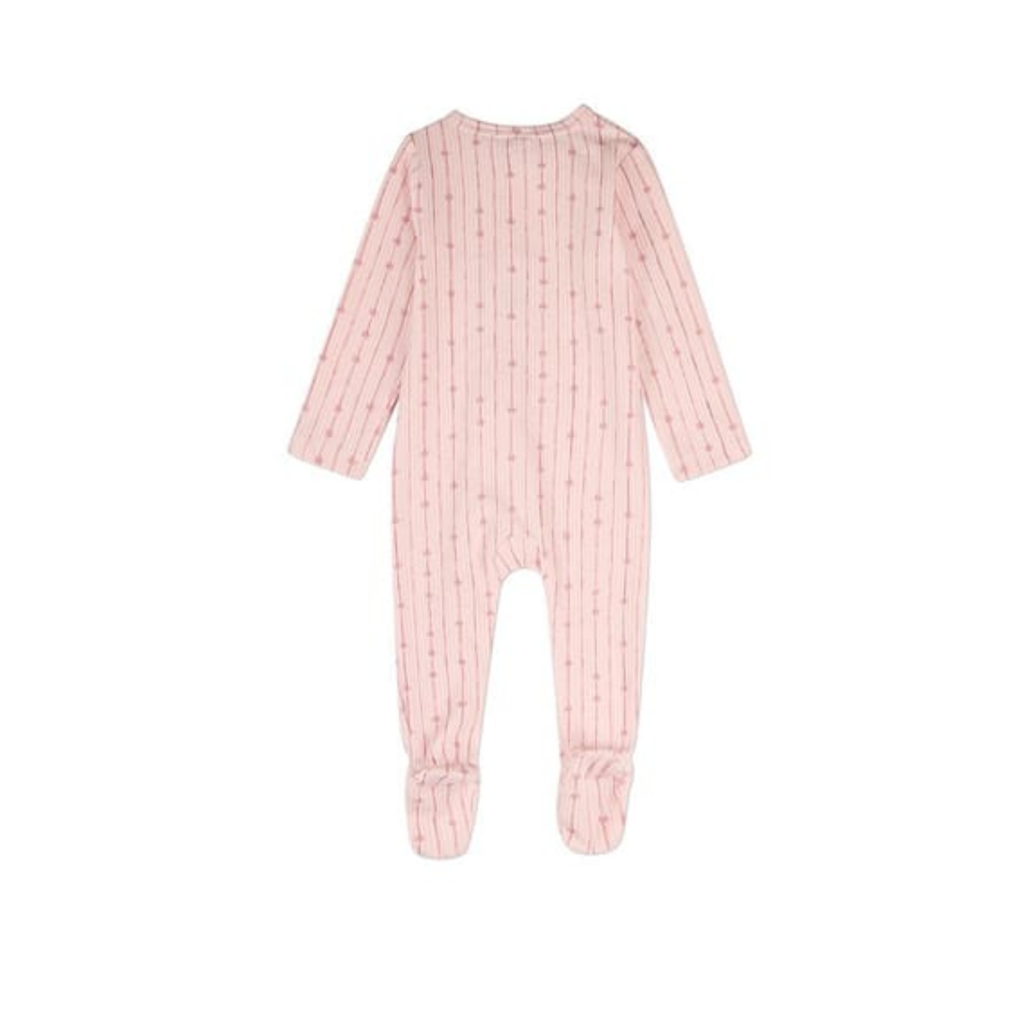 MiniMoi Barely Pink Star Light Star Bright Pointelle Footie
