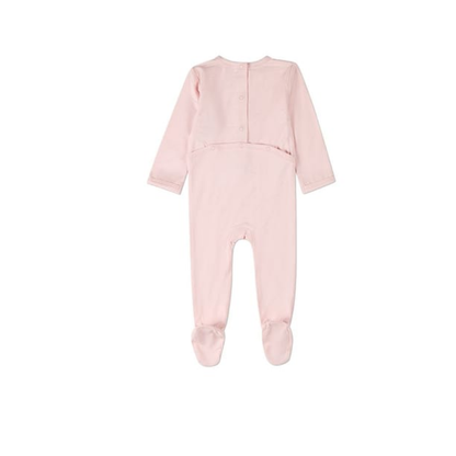 MiniMoi Barely Pink Bear On A Shelf Footie