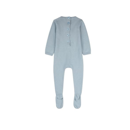 MiniMoi Blue Balloon Knit Footie