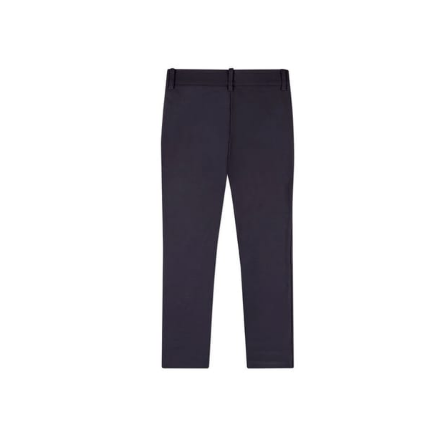 Memoi Navy Boys Solid Two Pocket Dress Pant