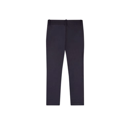 Memoi Navy Boys Solid Two Pocket Dress Pant