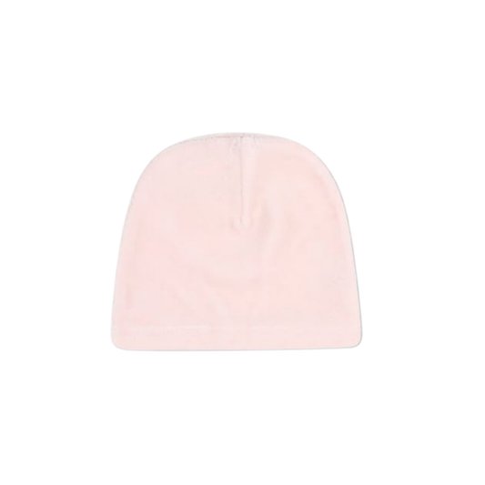 MiniMoi Barely Pink Velour Beanie