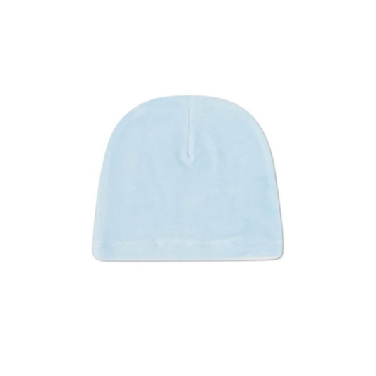MiniMoi Baby Blue Velour Beanie