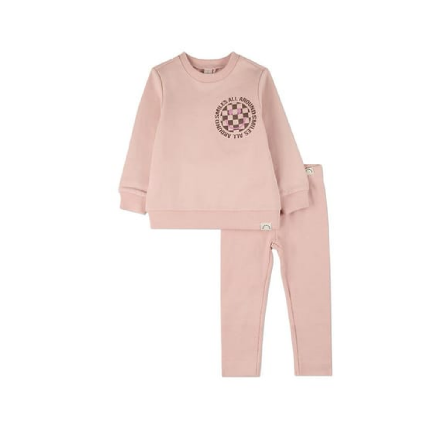 MiniMoi Rose Pink Smiles All Around 2 Pc Set