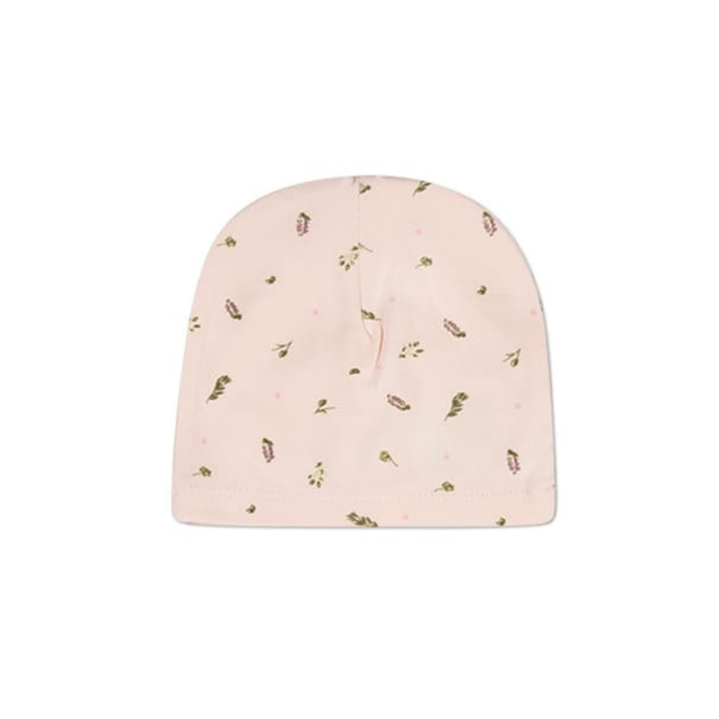 MiniMoi Barely Pink Tiny Leaves Beanie