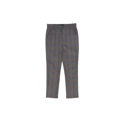 Bamboo Plaid Fitted Boys Pants