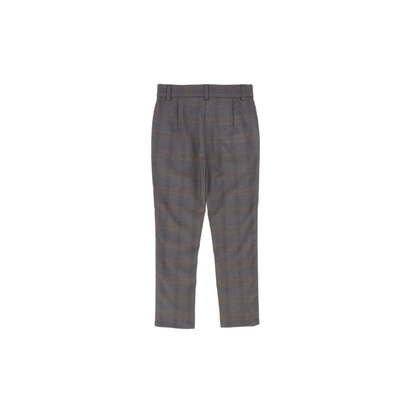 Bamboo Plaid Fitted Boys Pants
