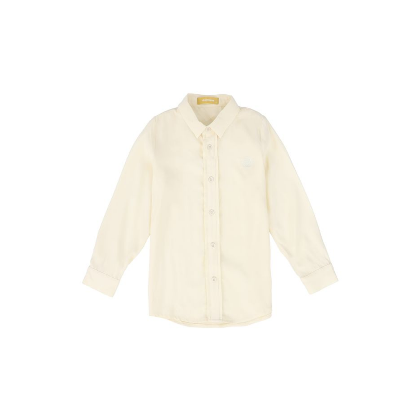 Le Bourdon Ivory Printed Collar Blouse