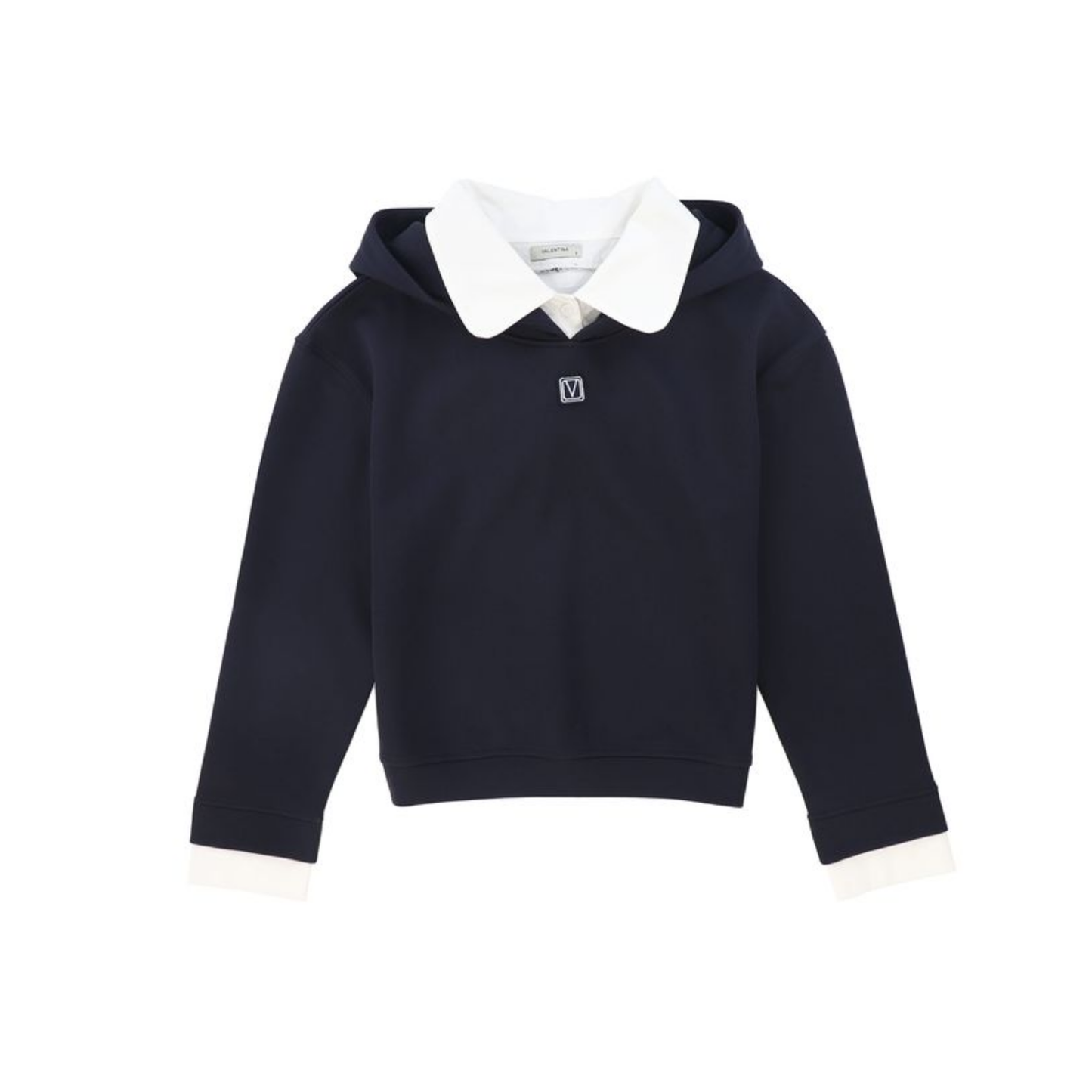 Valentina Navy Blouse Sweatshirt