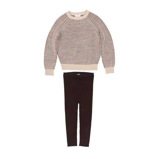 Motu Boys Cocoa Arthur Multi Sweater Leggings Set