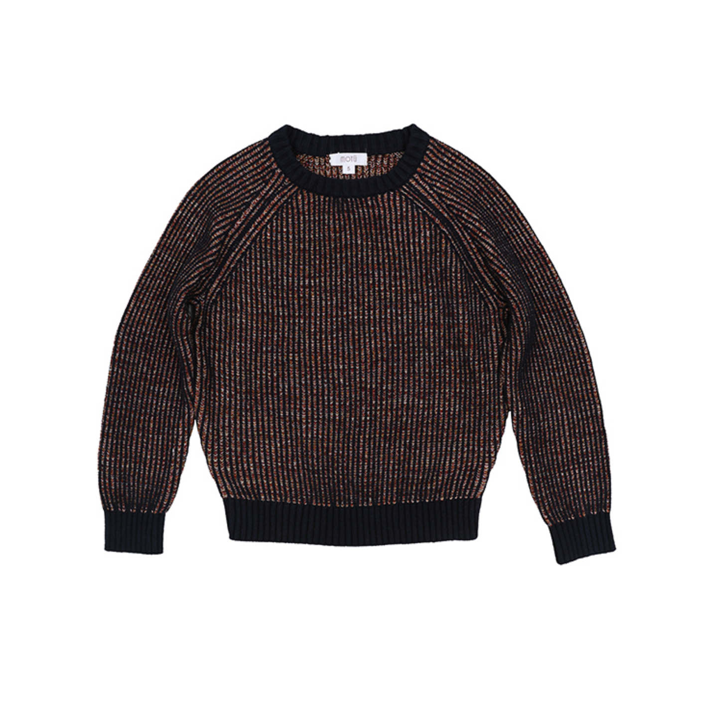Motu Boys Midnight Multi Arthur Long Sleeve Multi Sweater