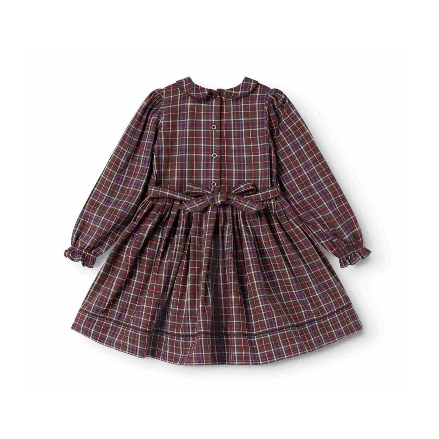 Marmar Chocolate Check Darcel Long Sleeve Dress