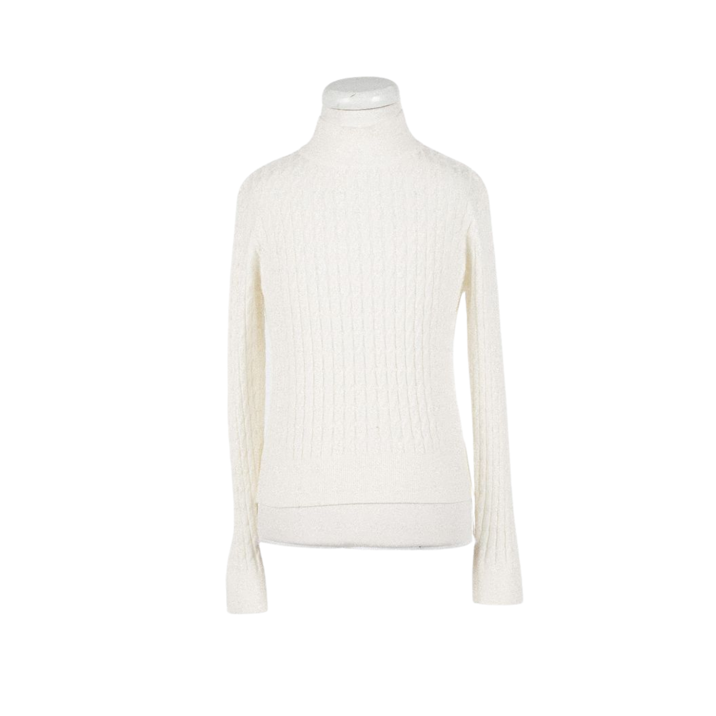 Twinset Snow White Long Sleeve Long Sleeve Knit Turtleneck