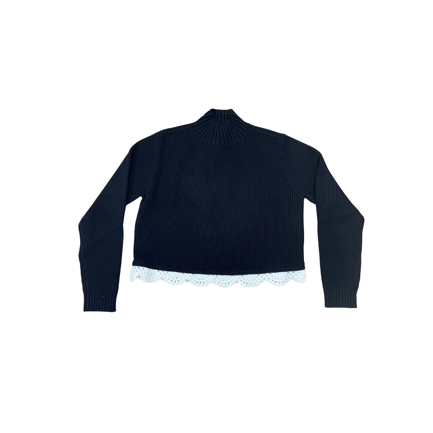 Twinset Black Knit Long Sleeve Turtleneck