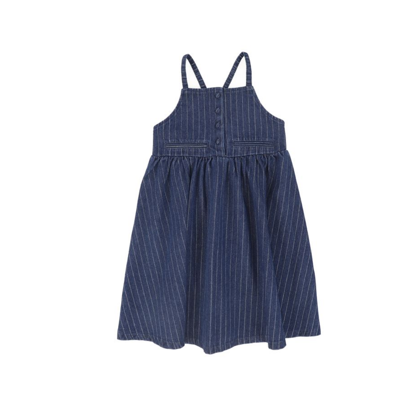 Bace Blue Denim Denim Pinstripe Jumper