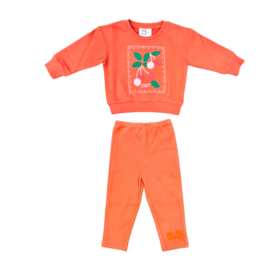 Wander & Wonder Maple Cherry Sweatshirt Set