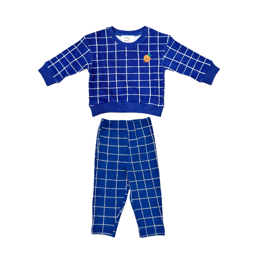 Wander & Wonder Ink Check Check Leggings Set