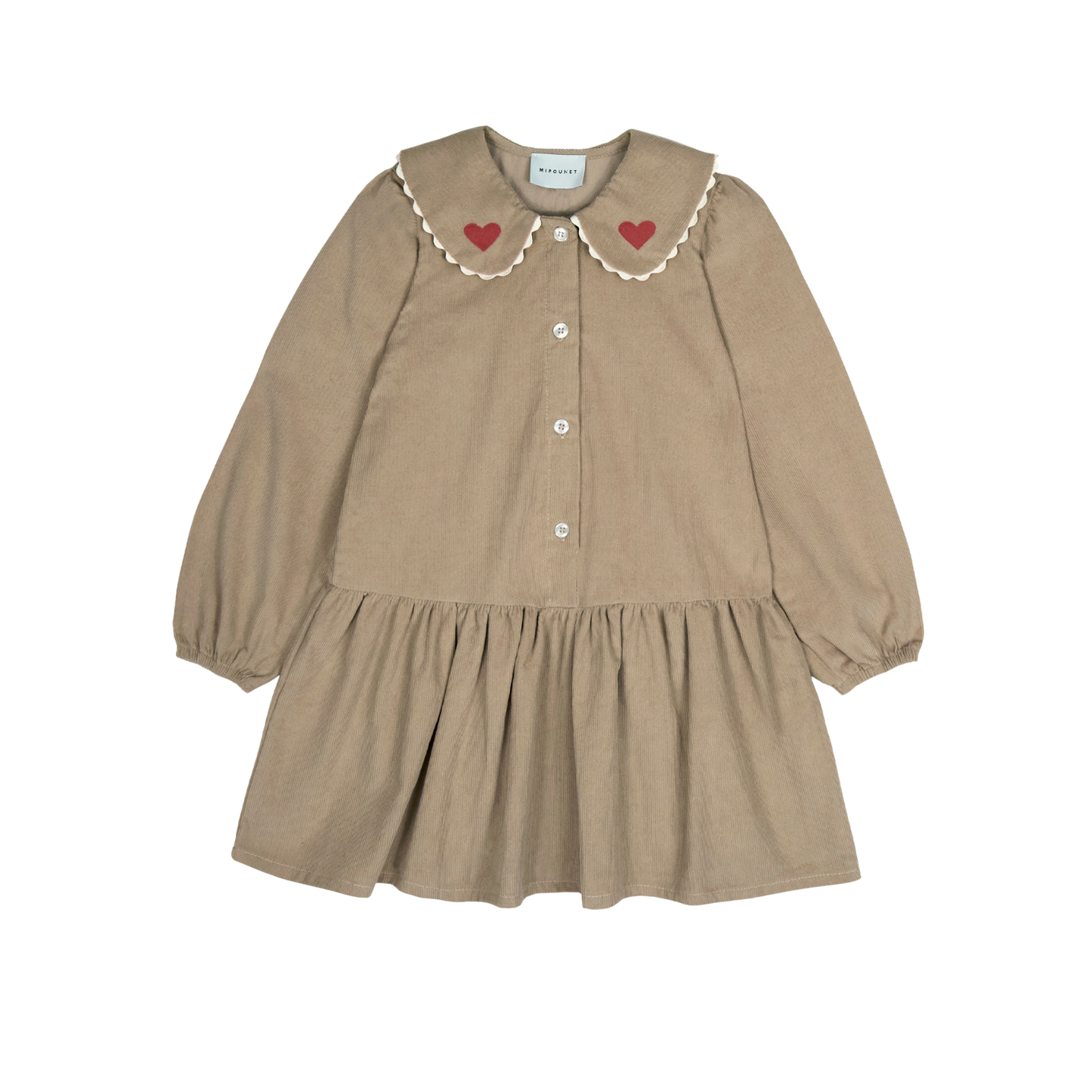 Mipounet Coconut Geraldine Corduroy Dress