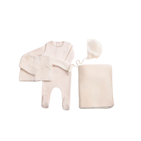 Bee And Dee Linen Classic Stitch Wrap Two Piece