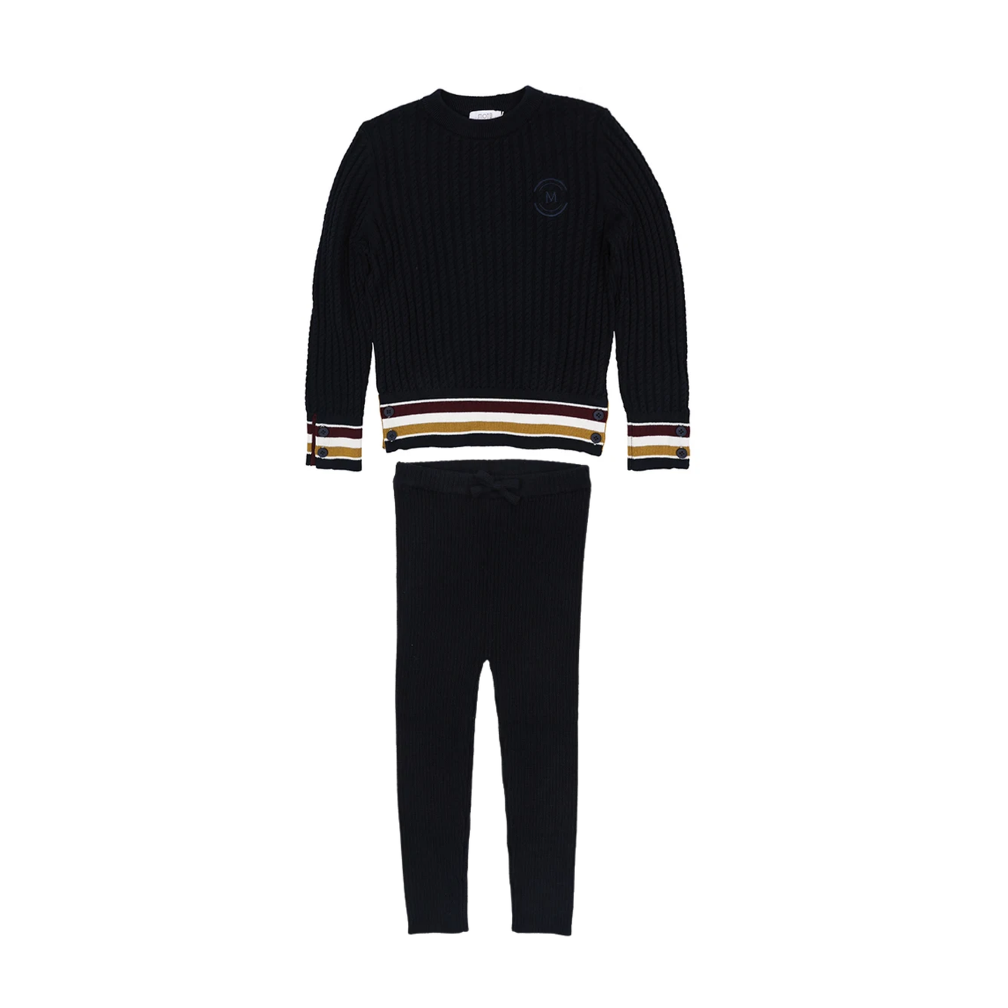 Motu Boys Midnight Multi Wells Knit Leggings Set
