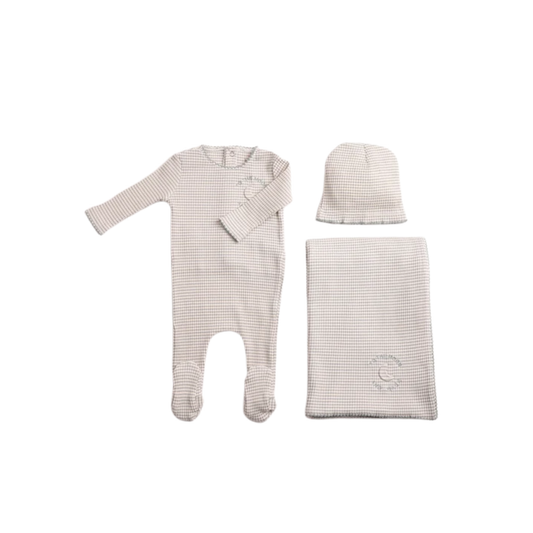 Bee And Dee London Fog To The Moon Footie With Beanie