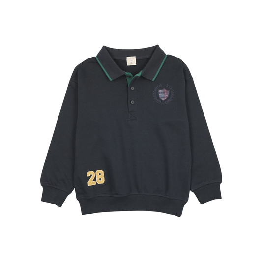 Analogie Navy Fan Club Polo Sweatshirt