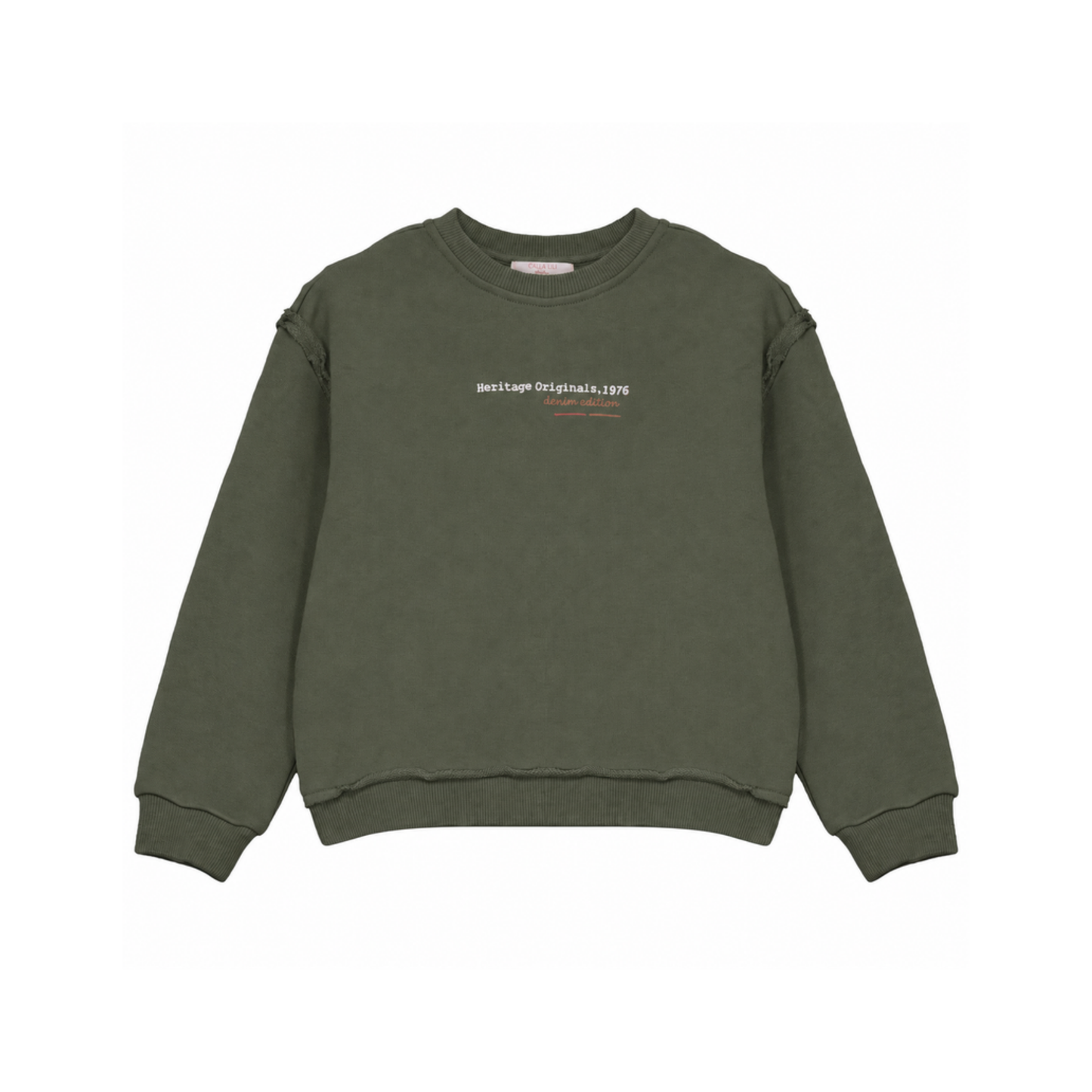 Calla Lili Green Heritage Sweatshirt