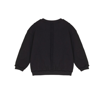 Calla Lili Black Stamp Sweatshirt