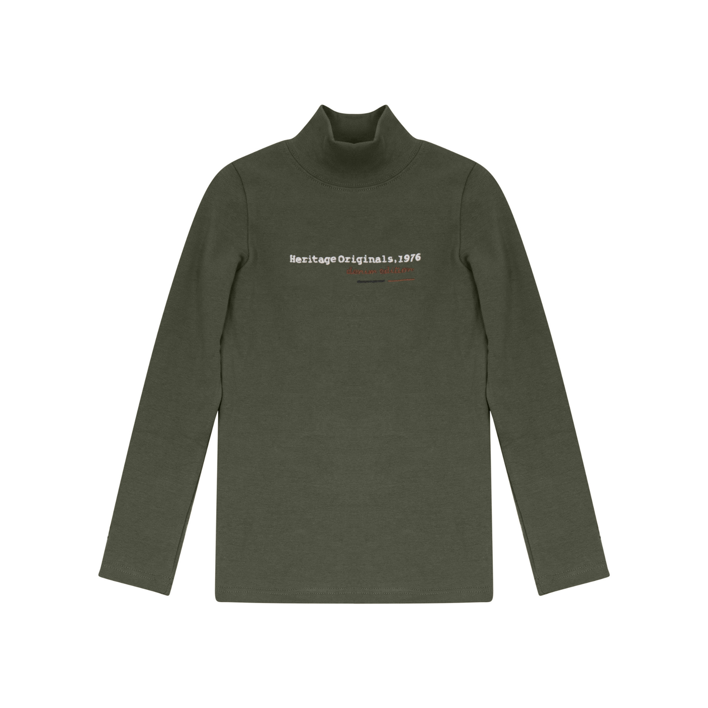Calla Lili Green Heritage Mockneck