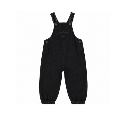 Calla Lili Black Denim Overall