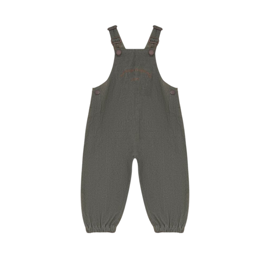 Calla Lili Green Denim Overall