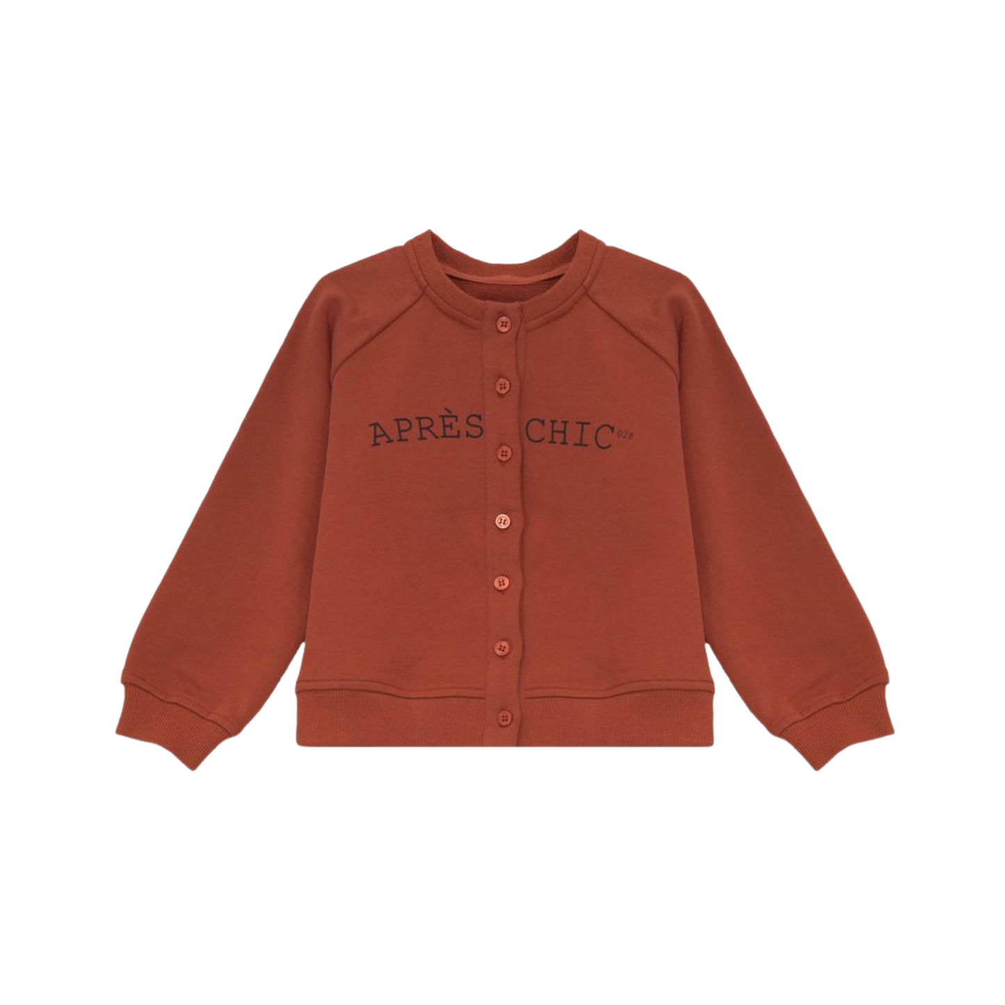 Calla Lili Rust Sweat Cardigan