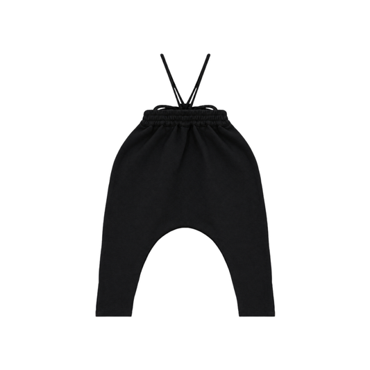Calla Lili Black Infant Romper